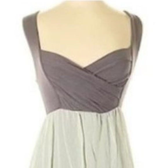 SWEETEES Blue/Taupe Ombre Maxi Dress S - Picture 2 of 2